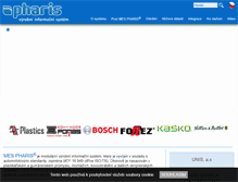 Tablet Screenshot of pharis.cz
